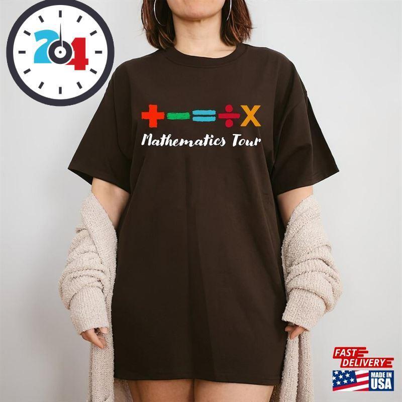 The Mathematics Tour Shirt Music Concert Sheerious Gift Classic